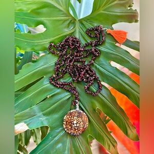 Agate & Garnet necklace set